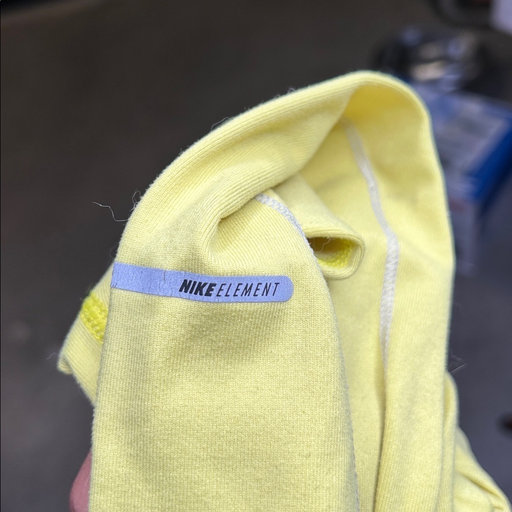 Nike Bright Yellow Half-Zip Top Athletic Jacket - Picture 10 of 13